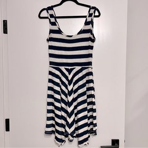 Navy Striped Summer Dress